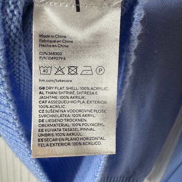 H&M Disney Bambi Sweater Tunic Light Blue - Picture 6 of 6